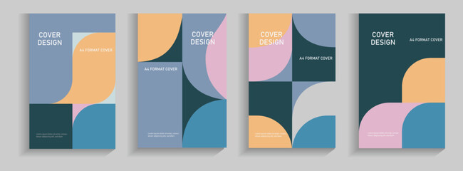 Abstract vector covers design template. Brochure template layout. Cover design for annual report and business. Business presentation vector A4 vertical orientation front page mock up set.
