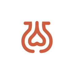 vector illustration of a test tube