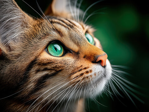 Cat close up portrait