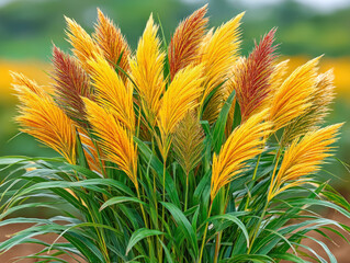 Naklejka premium Cat tail plant