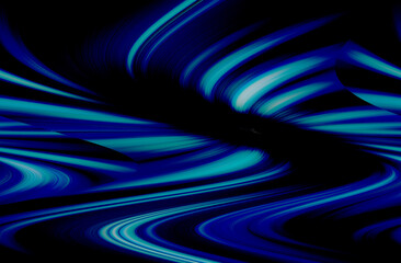 Abstract background of swirling vibrant blue light streaks creating a dynamic and futuristic motion effect