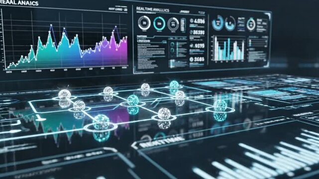 Futuristic Data Analysis: Dynamic Visualizations and Advanced Digital Interfacing - Powered by Adobe