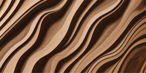 Seamless brown wood texture background with abstract geometric line pattern design and textile style print