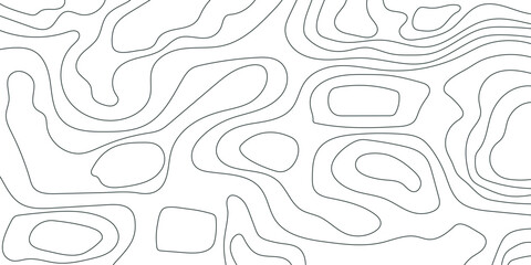 Topographic map background geographic line map with elevation assignments. geographic contour map paper texture. terrain path isolated on a white background retro topographic map. 