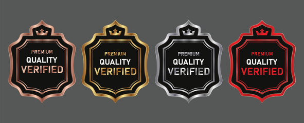 Premium Quality Verified Badge Vector