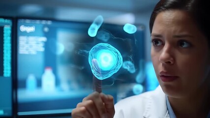 Futuristic Medical Research: Interactive Cell Analysis - Powered by Adobe