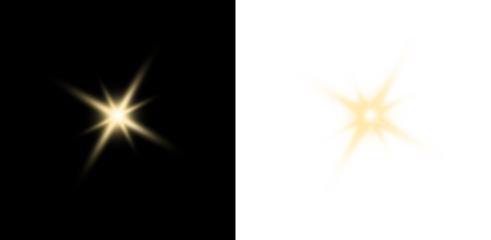 Shine glowing stars. Vector Golden Sparks isolated ،Golden Lens Flare Effect: Starburst Light Overlay PNG & Vector