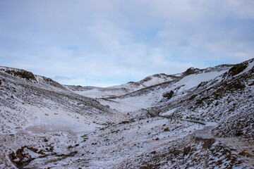 Obraz premium hiking in Iceland