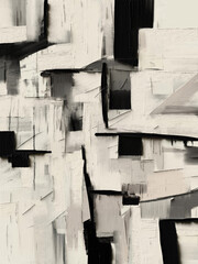 A modern abstract piece with soft gradients and flowing lines, bringing a serene and elegant atmosphere to any contemporary space