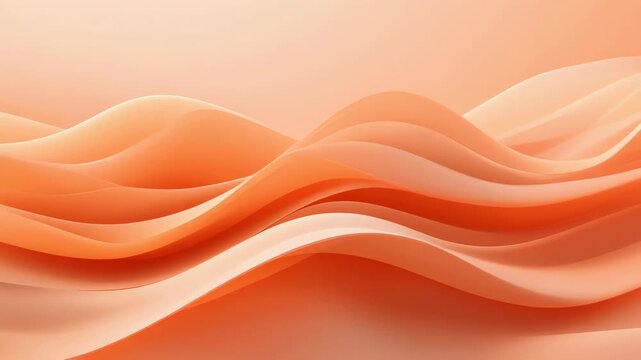 Elegant abstract waves in soft peach tones for modern design projects and backgrounds