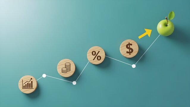 Sewing buttons on wooden background: a social media connection concept design vector illustration