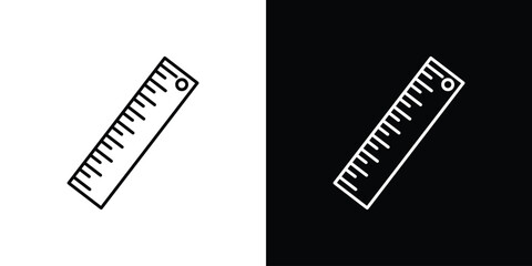 Ruler icons vector template, EPS 10 for design