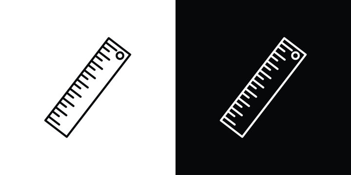Ruler icons vector template, EPS 10 for design