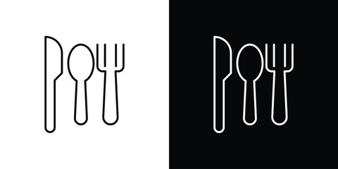 Utensils icons vector template, EPS 10 for design