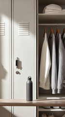 Lockers for clothes  water
