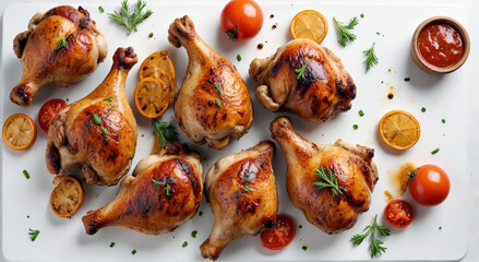 grilled chicken breast with vegetables