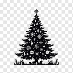 abstract christmas tree