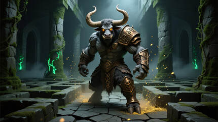 mythical Minotaur creature