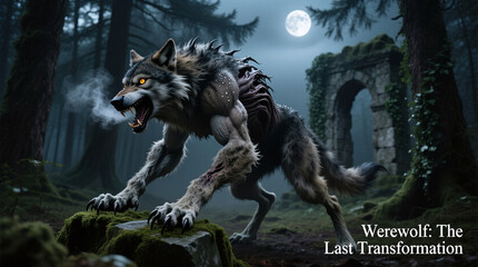 mythical Werewolf creature
