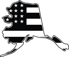 Alaska state outline icon