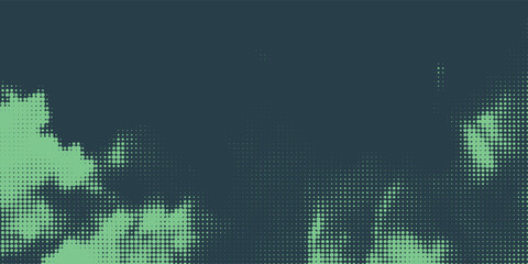 Parallelogram Halftone Gradient Vector Dynamic Velocity Eye Catching Texture. Modern Energetic Pattern Conceptual Turquoise Abstract Background. Striking Speed Effect Abstraction Teal Green Wallpaper