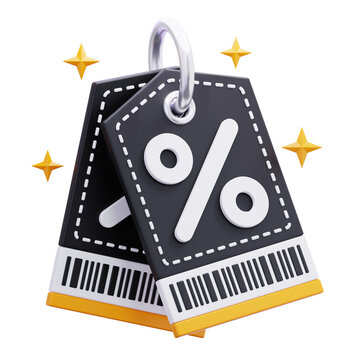 Discount Tag with Percentage Symbol