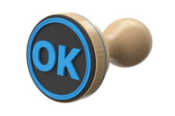 Approval stamp with bold, bright letters conveys a message of agreement and positive confirmation perfect for business, educational, or creative projects