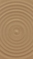 Fototapeta premium Concentric Raked Sand Pattern in Zen Garden