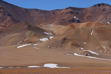 The mountains of the Reserva Nacional de Los Flamencos, Chile