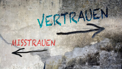 Signposts the direct way to trust versus mistrust