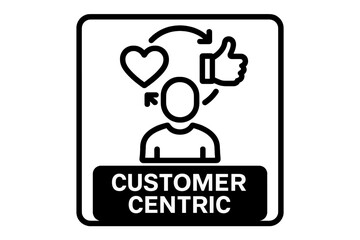 Customer centric business strategy showing user feedback, satisfaction, and loyalty loop