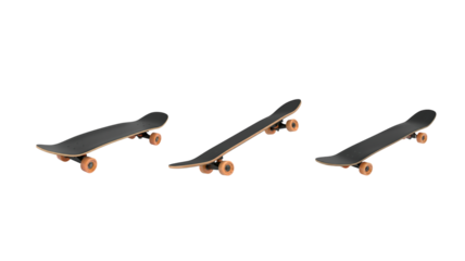 Black skateboard