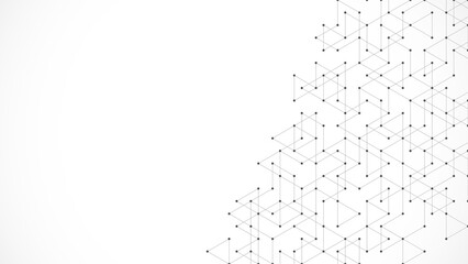 Creative idea of modern design with abstract geometric background. Minimalistic texture with polygonal pattern