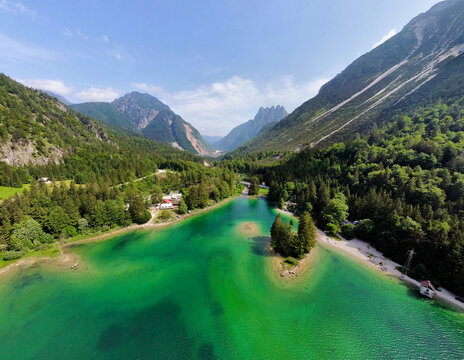 lake in the mountains