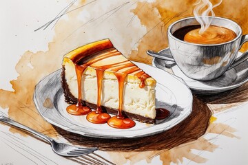 Painted Cheesecake