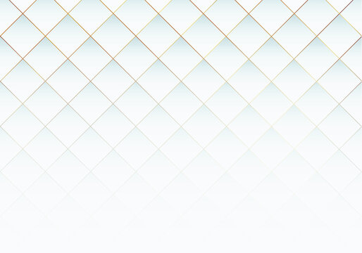 Elegant geometric gold diamond pattern background with soft blue gradient for luxury design and sophisticated presentations