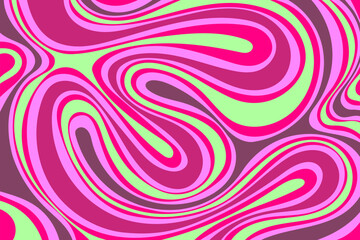 horizontal vintage bright abstract vector background in disco retro style, vibrant purple, pink, green patterns. concept retro aesthetics, dynamic movement, vibrant colors, and nostalgic disco vibes