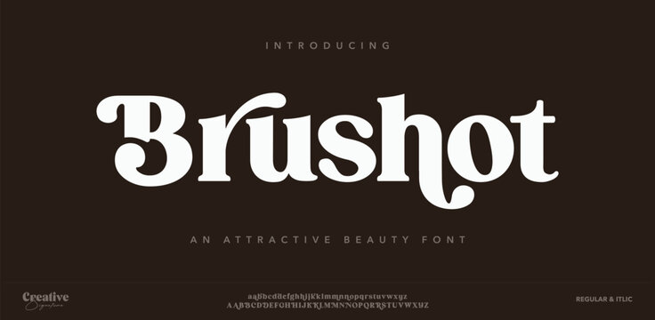 Modern clean rounded font perfect for branding, digital design, and contemporary visual identity