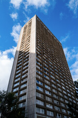 Obraz premium vue du quartier des Olympiades dans le treizième arrondissement de Paris en France