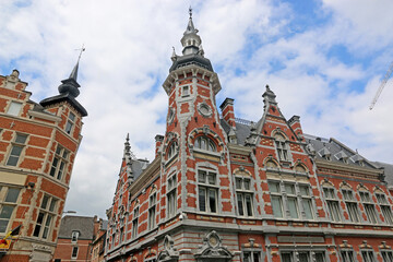Historic buildings in Leuven, Belgium	