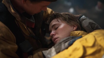 AI-driven firefighter simulator generating unpredictable emergency events to train 911 teams under stress and time pressure. cinematic color correction, natural uneven lighting yet gentle