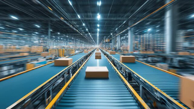 高速物流を支える自動倉庫の現場