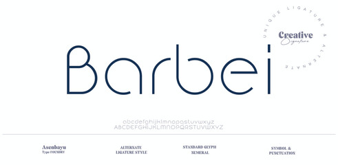 Abstract modern minimal alphabet fonts. Luxury Typography urban style for fun, sport, technology, fashion, digital, future creative logo font. vector illustration