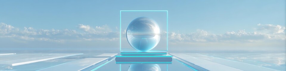 abstract sphere futuristic
