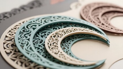 Intricate Crescent Moon Designs - A Study in Delicate Craftsmanship.