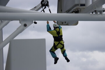 Ziplining on Royal Caribbean