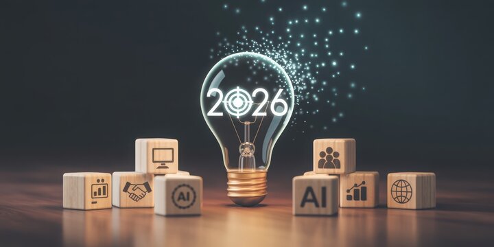 Target 2026! Artificial intelligence innovation and global business ideas are illuminating the future