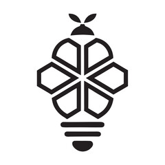 Idea Hive Bulb Creative Concept Design