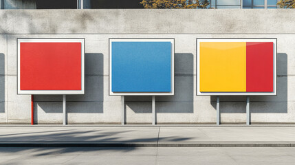 Billboard on the street for advertising
