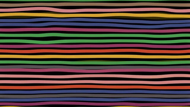 Colorful Wavy Lines Background - Abstract Art for Creative Projects.